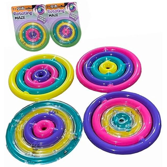 GALAXY 3D MAZE TOY - ROTATING MAZE - ASSORTED COLORS, 1 PIECE | BRAIN TEASER FOR KIDS AND ADULTS - Image 1